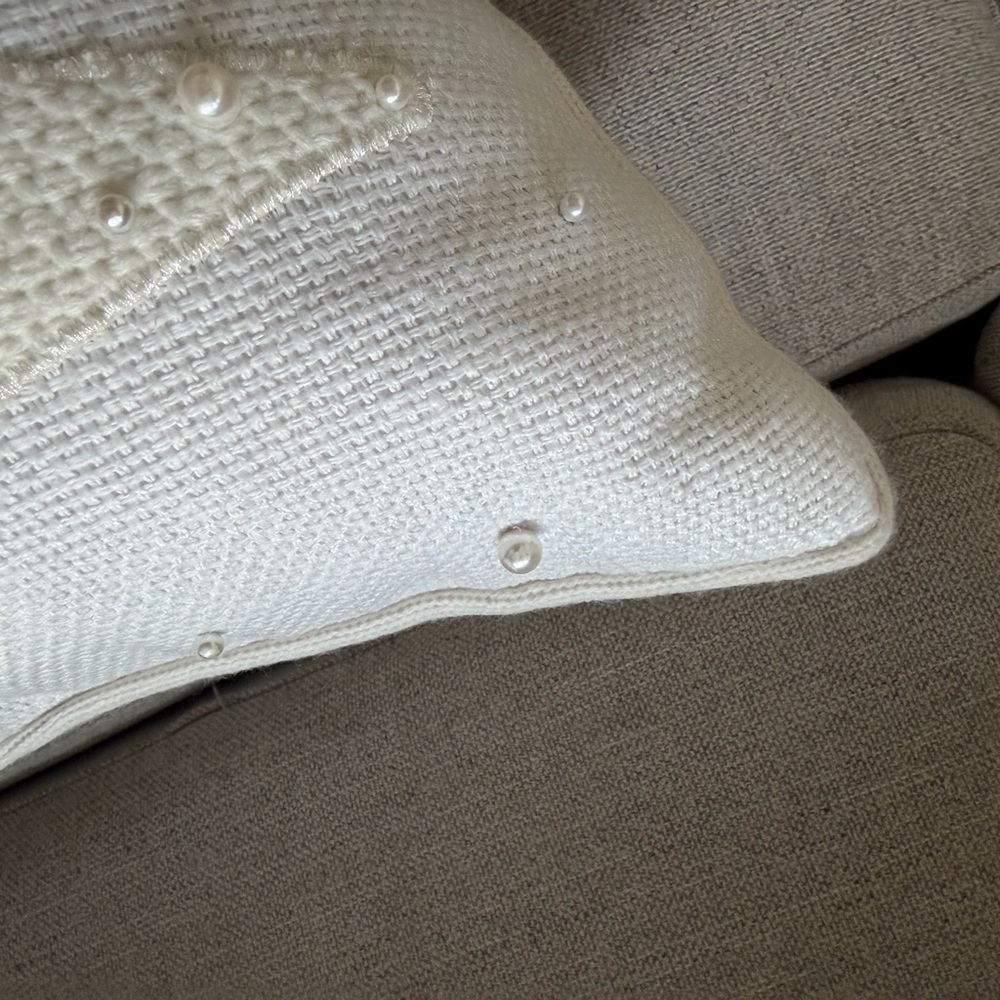cupcakes & cashmere Cream and Tan Holiday Pillow - Picture 8 of 9